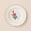 Assiette creuse "Rose sur tige"
