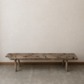 Banc en bois brut