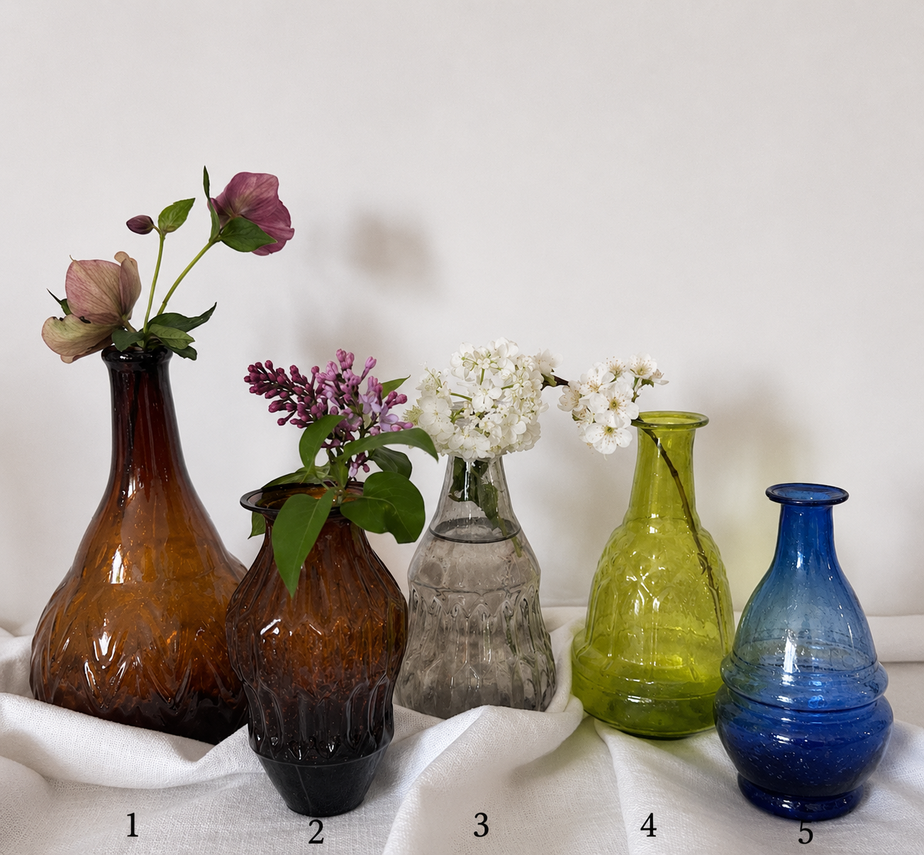 Vase verre recyclé