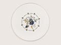 Assiette bleue