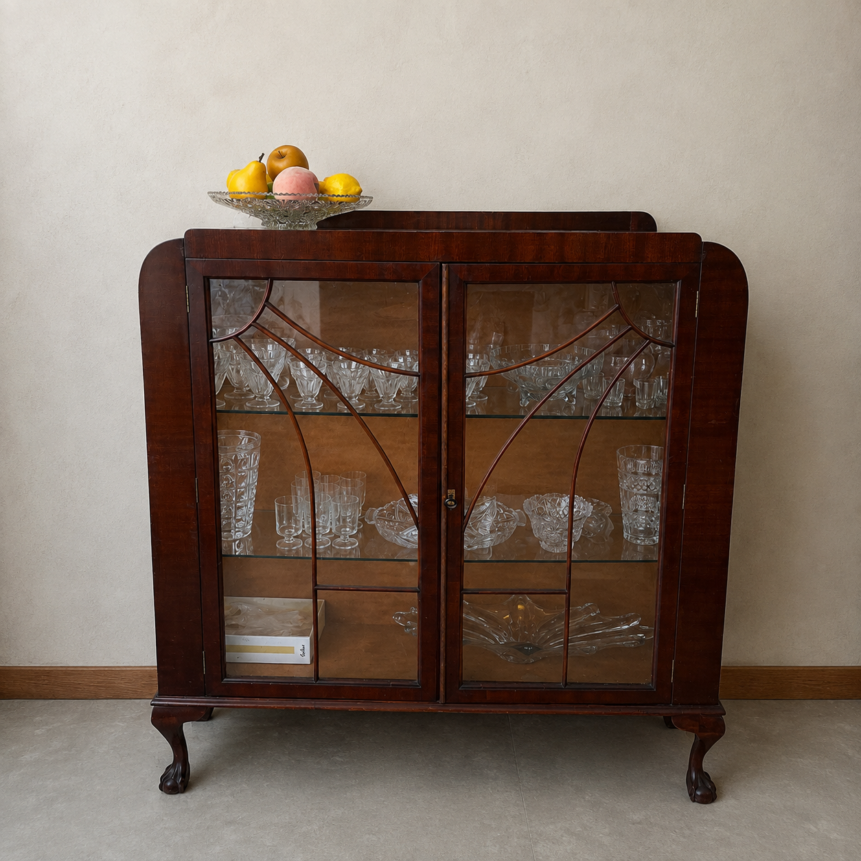 vitrine en bois