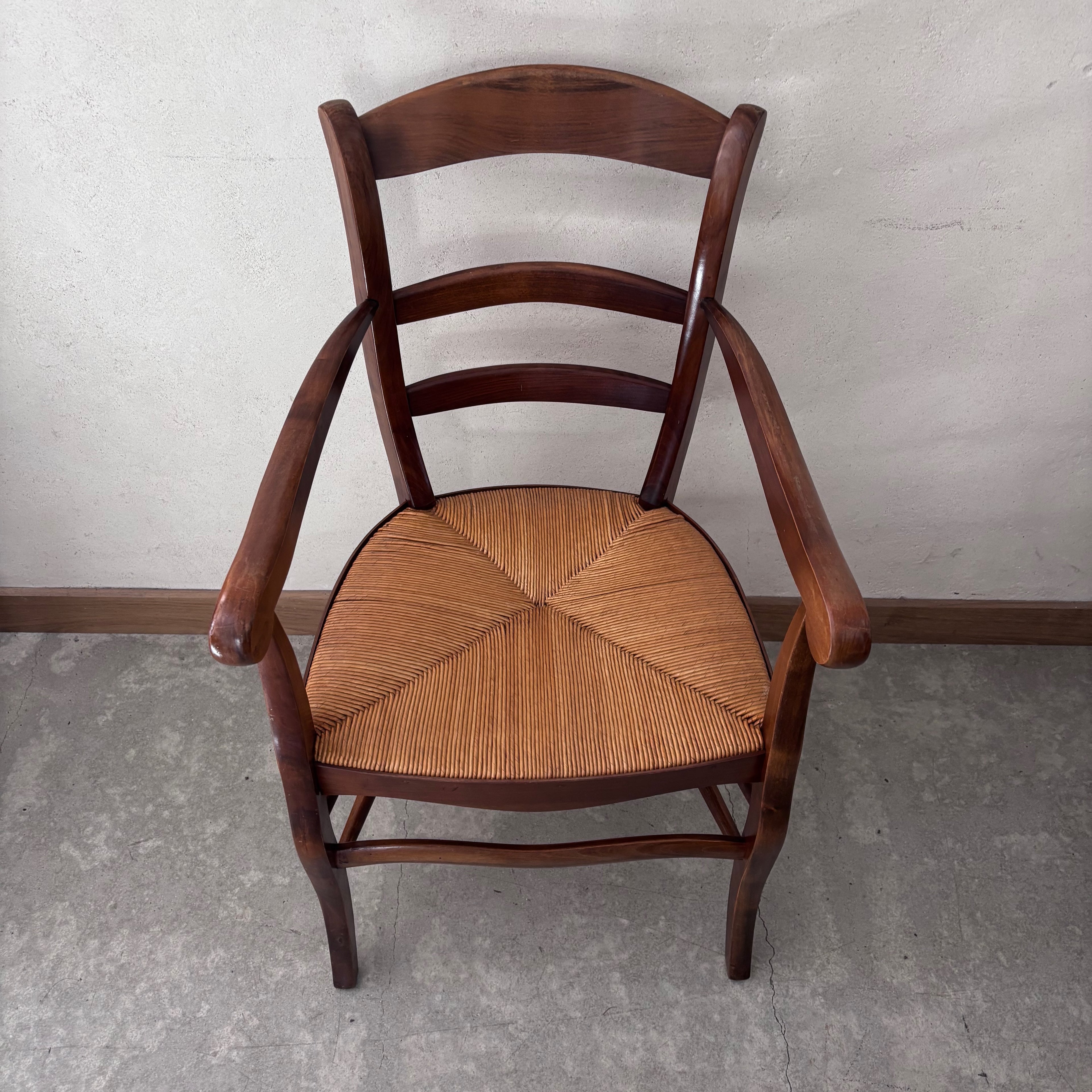 Fauteuil paillé