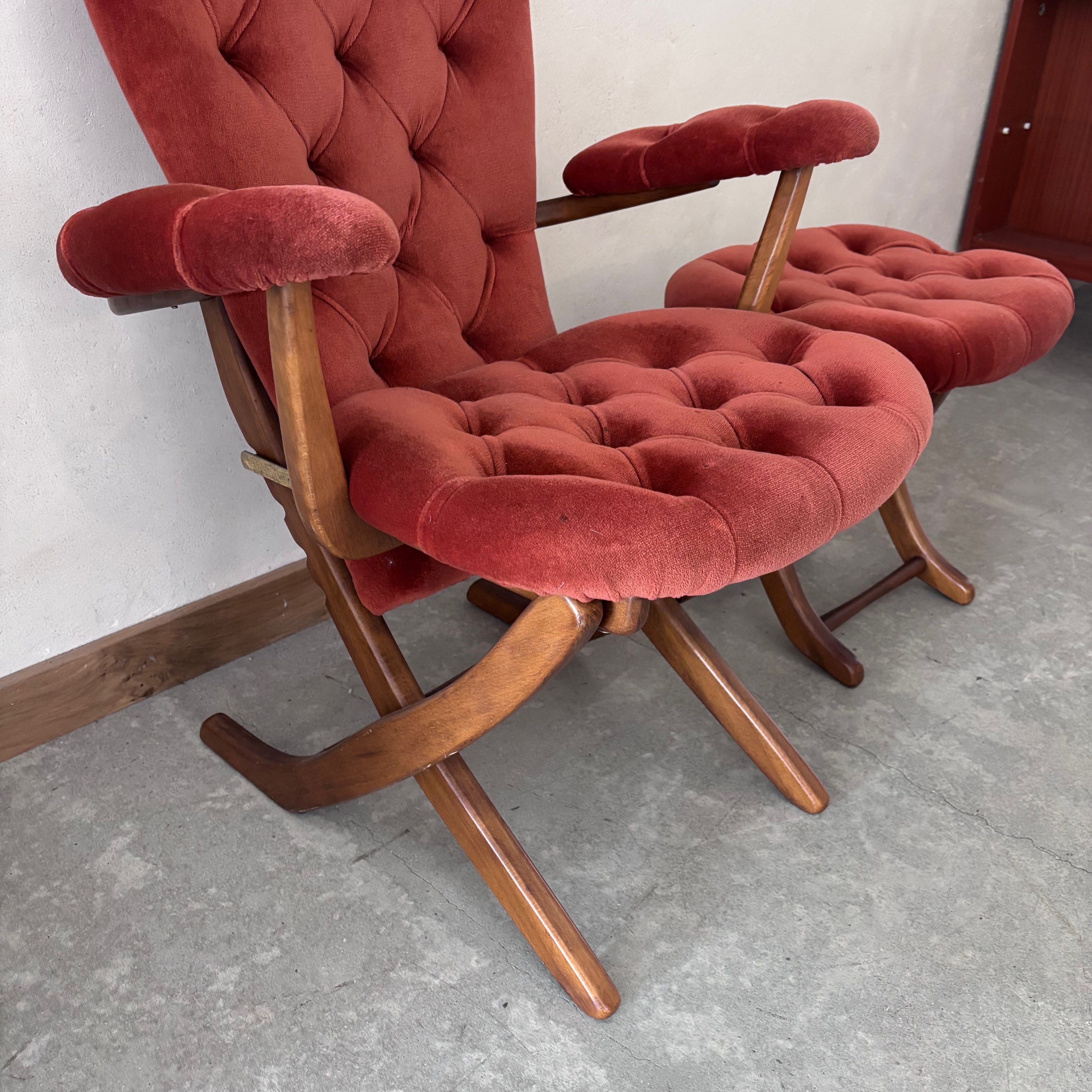 Fauteuil vintage réglable