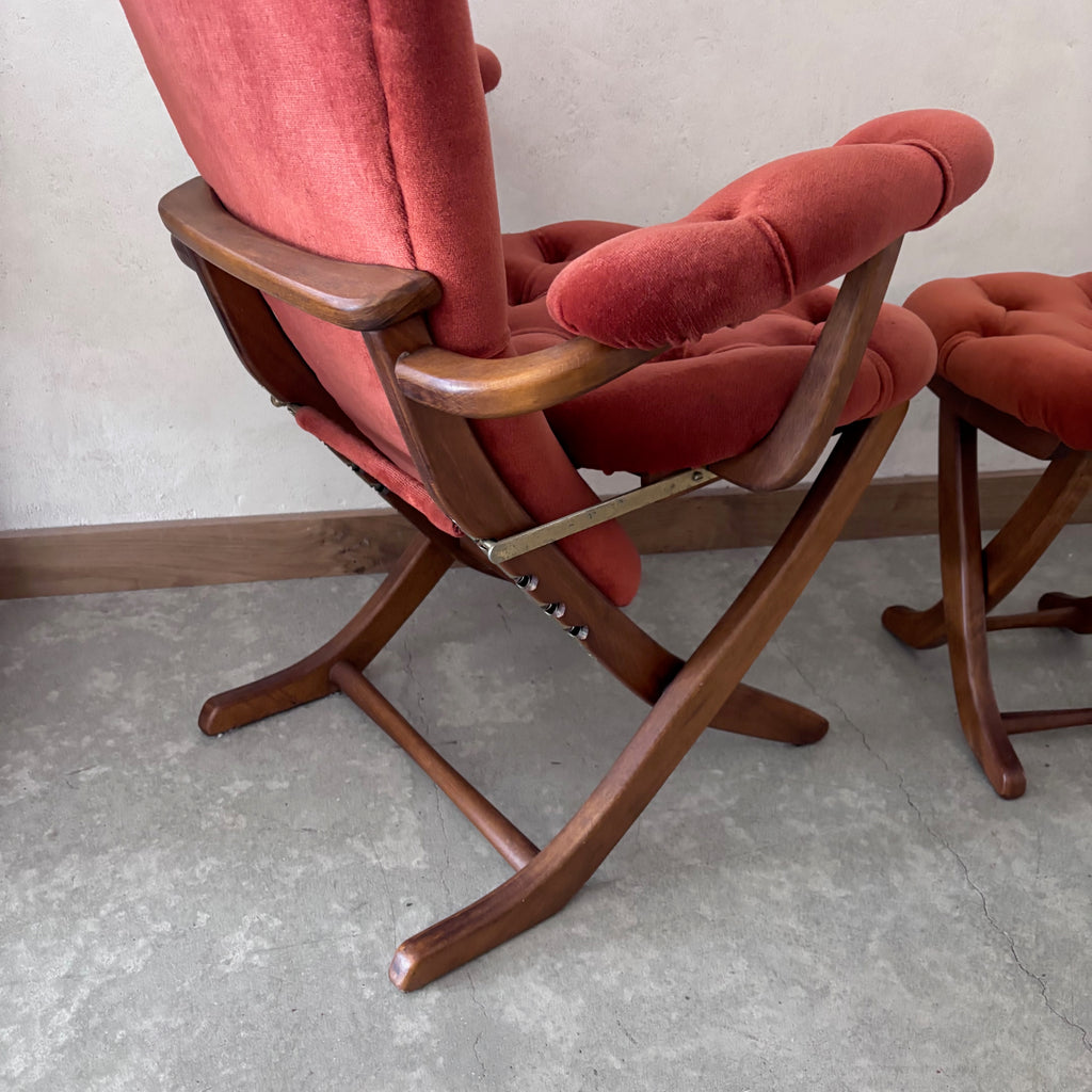 Fauteuil vintage réglable