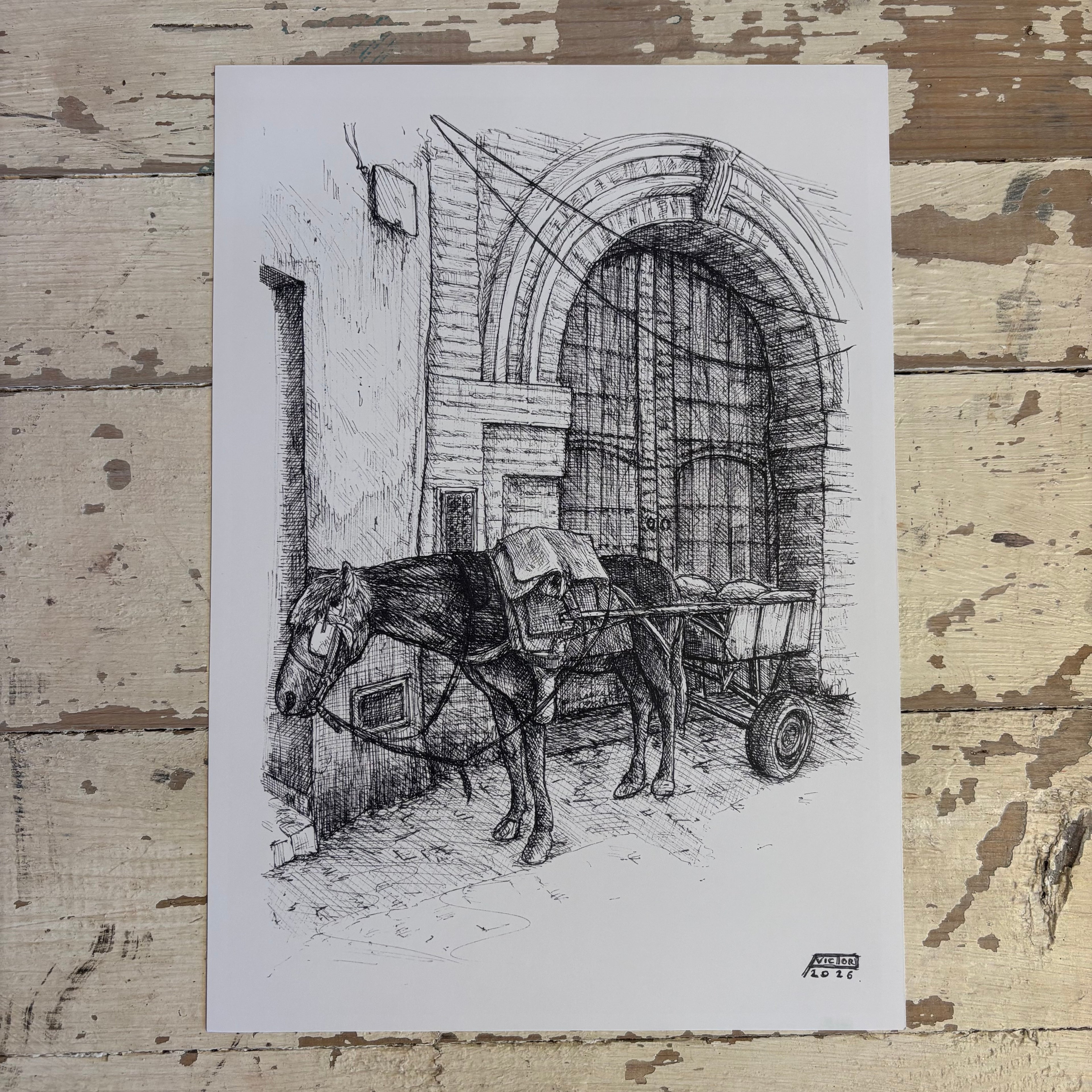 Horse station