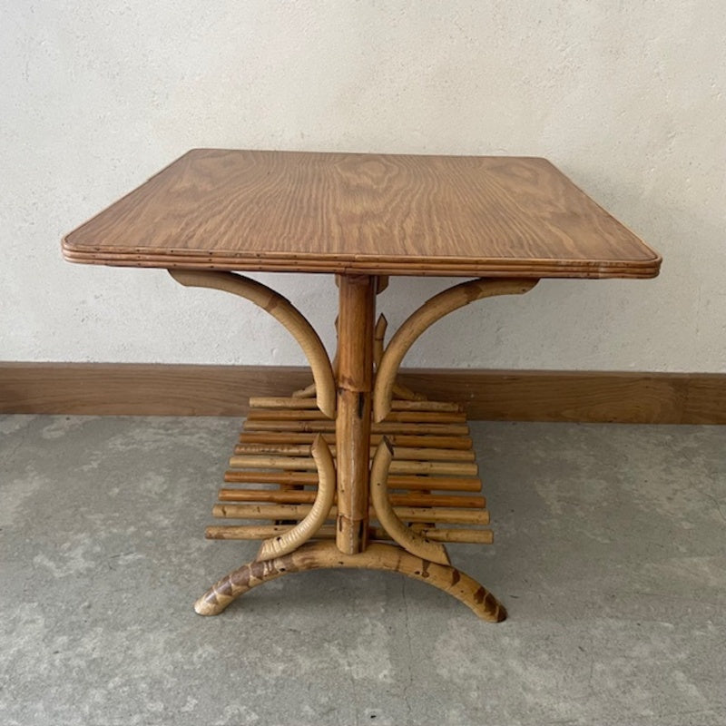 Table basse rotin