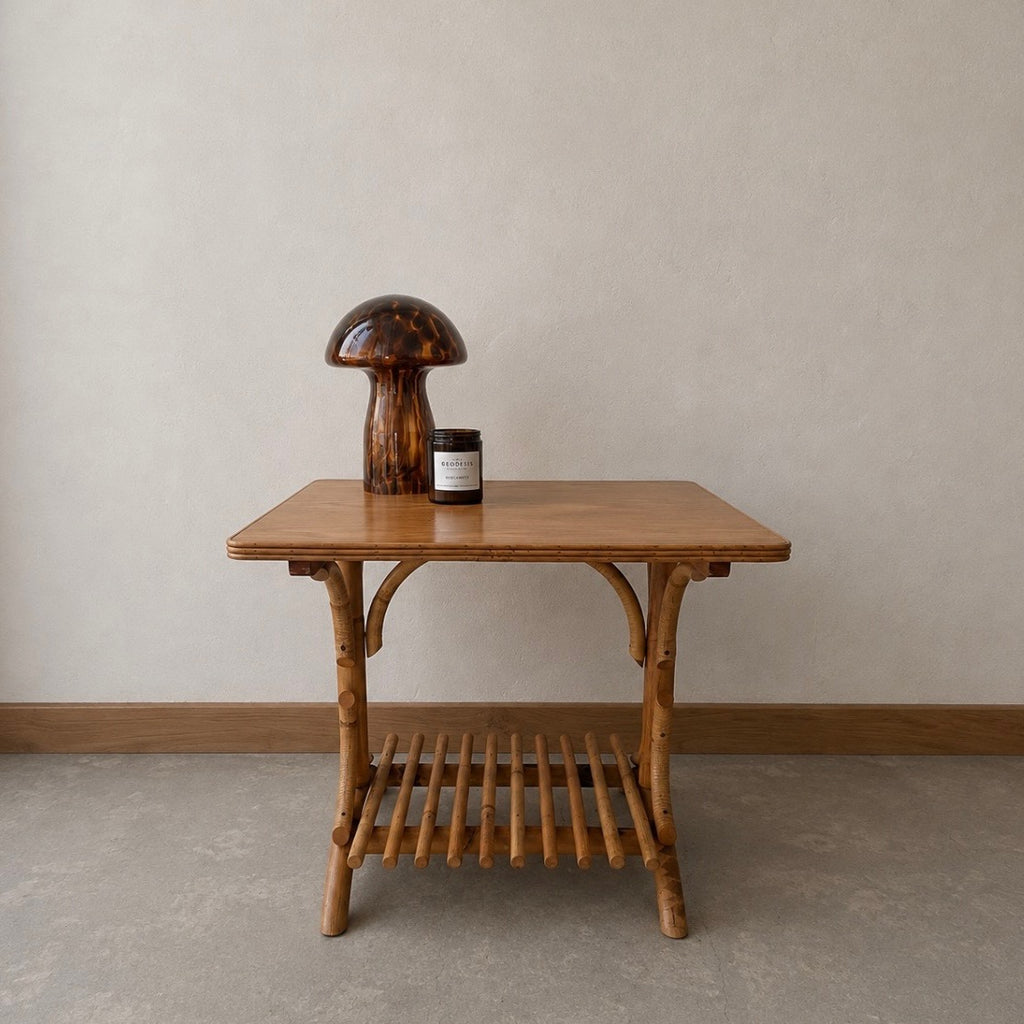 Table basse rotin