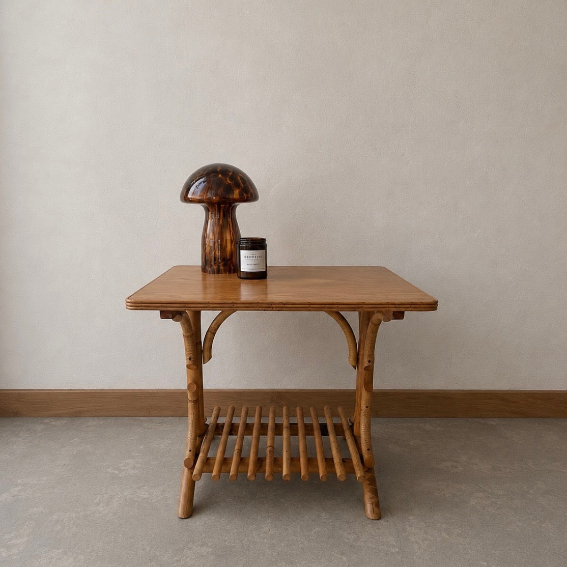 Table basse rotin