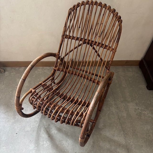 Rocking chair rotin