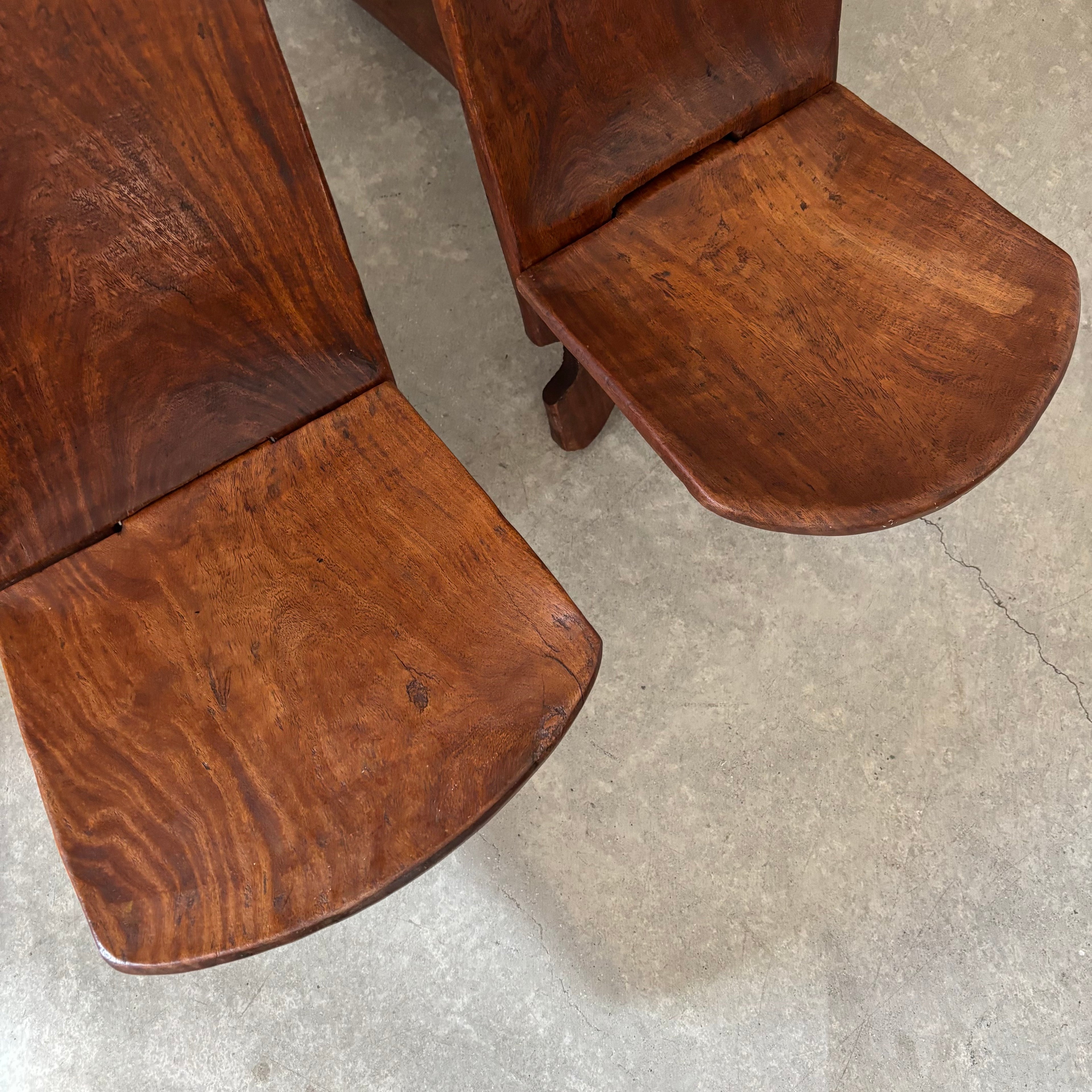 Paire de chaises africaine