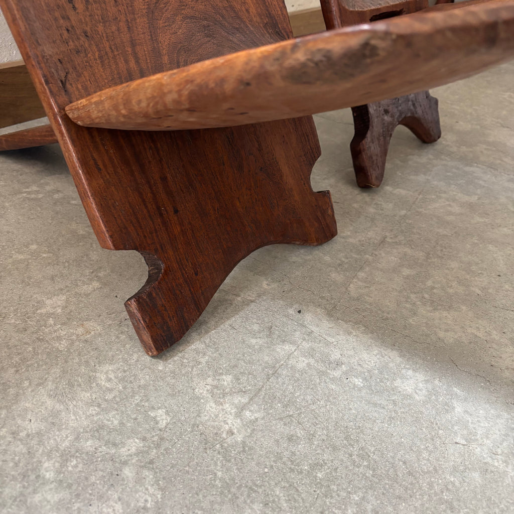 Paire de chaises africaine