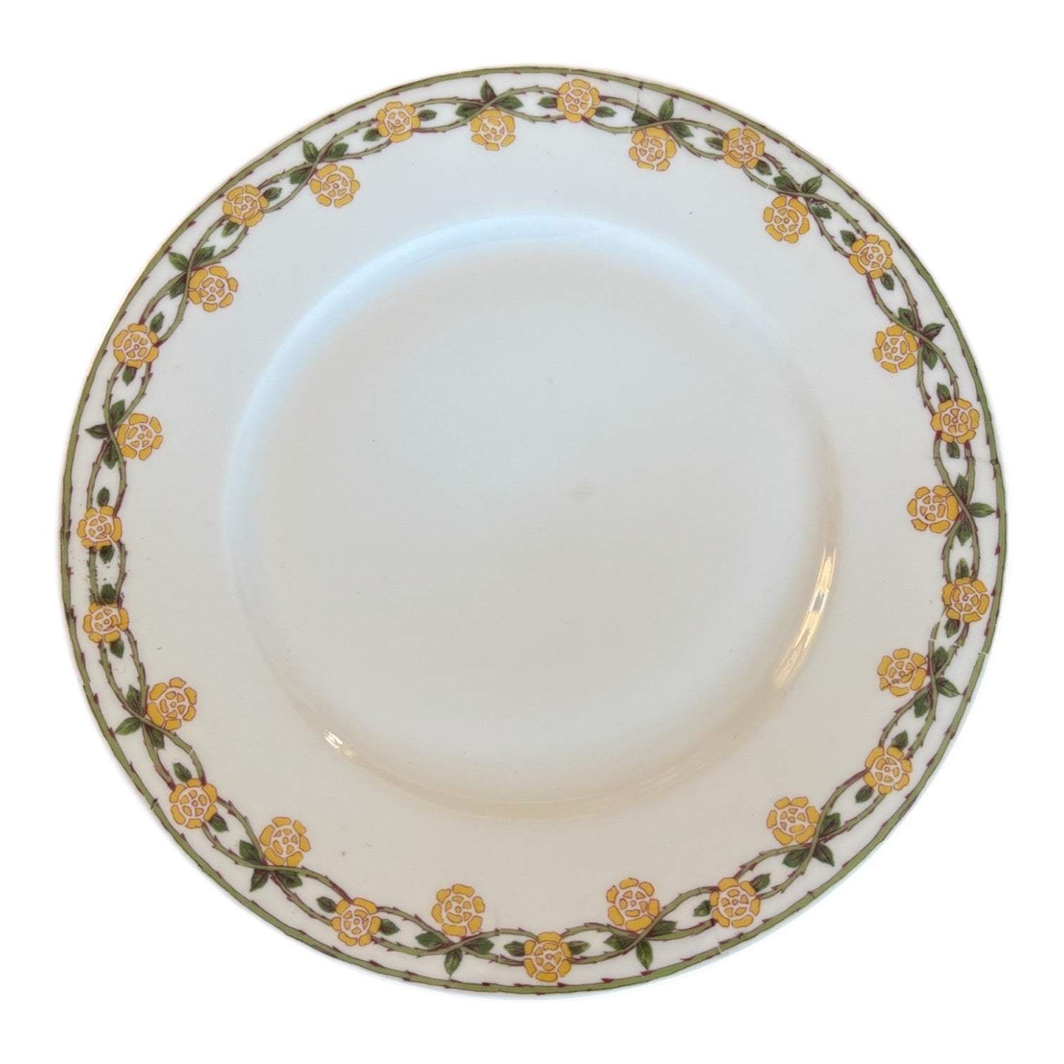 Assiette jaune