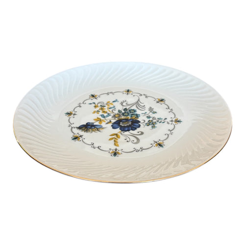 Assiette bleue