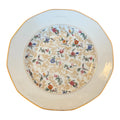 Assiette plate/creuse/dessert "centre fleuri"