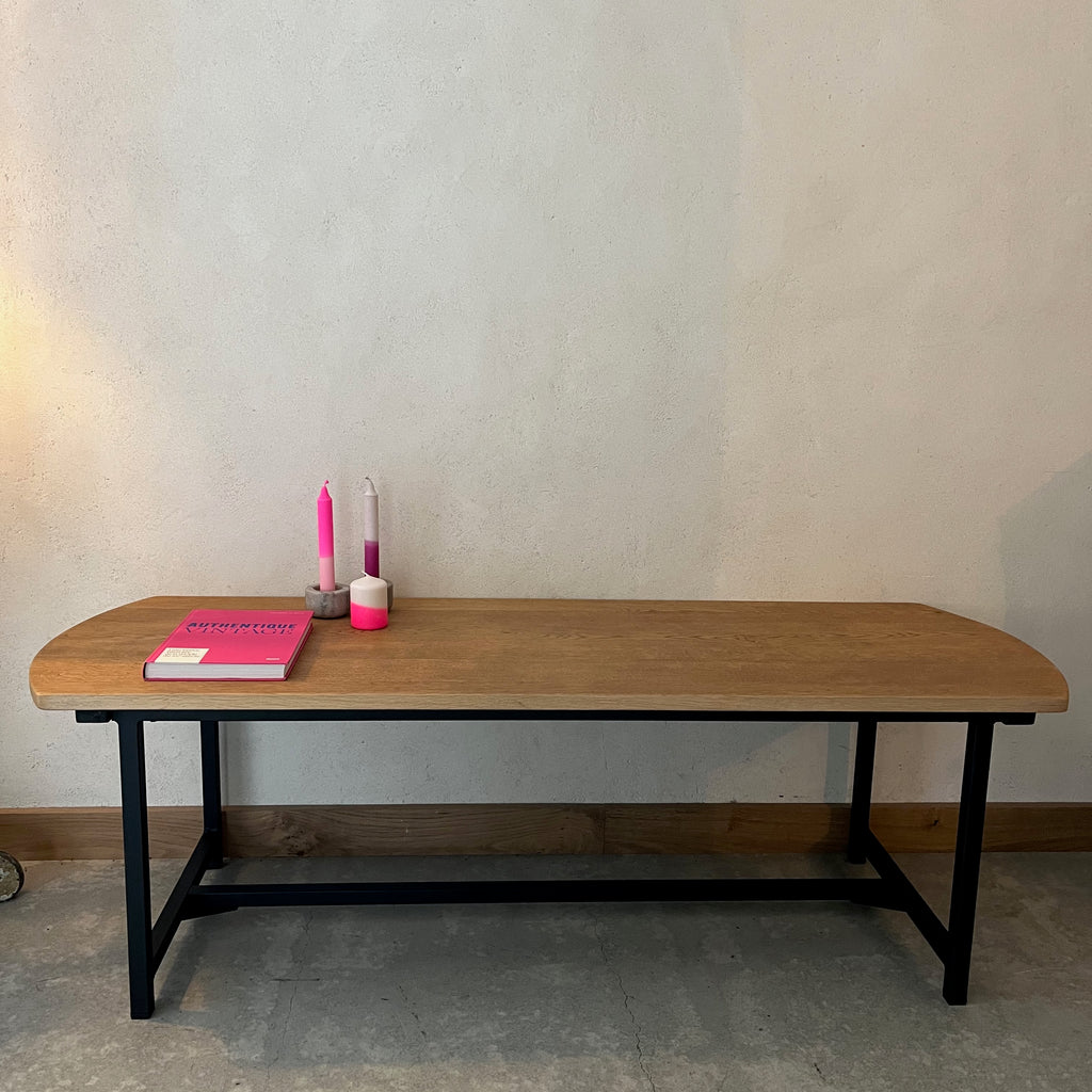 Table basse en bois pied métal