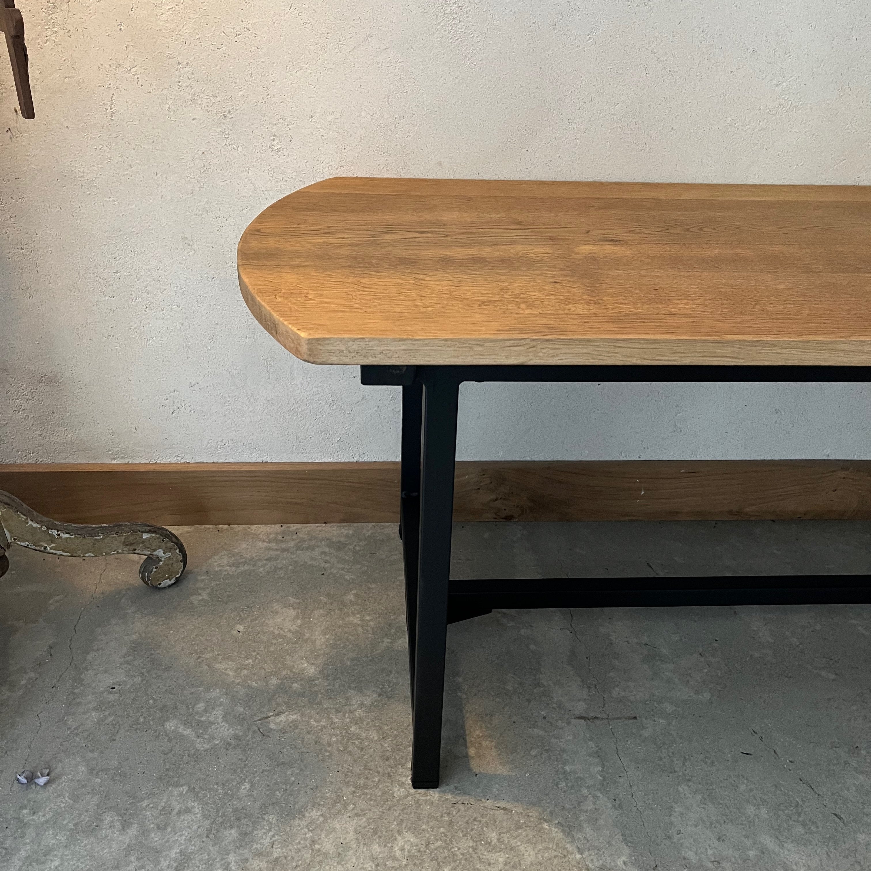 Table basse en bois pied métal
