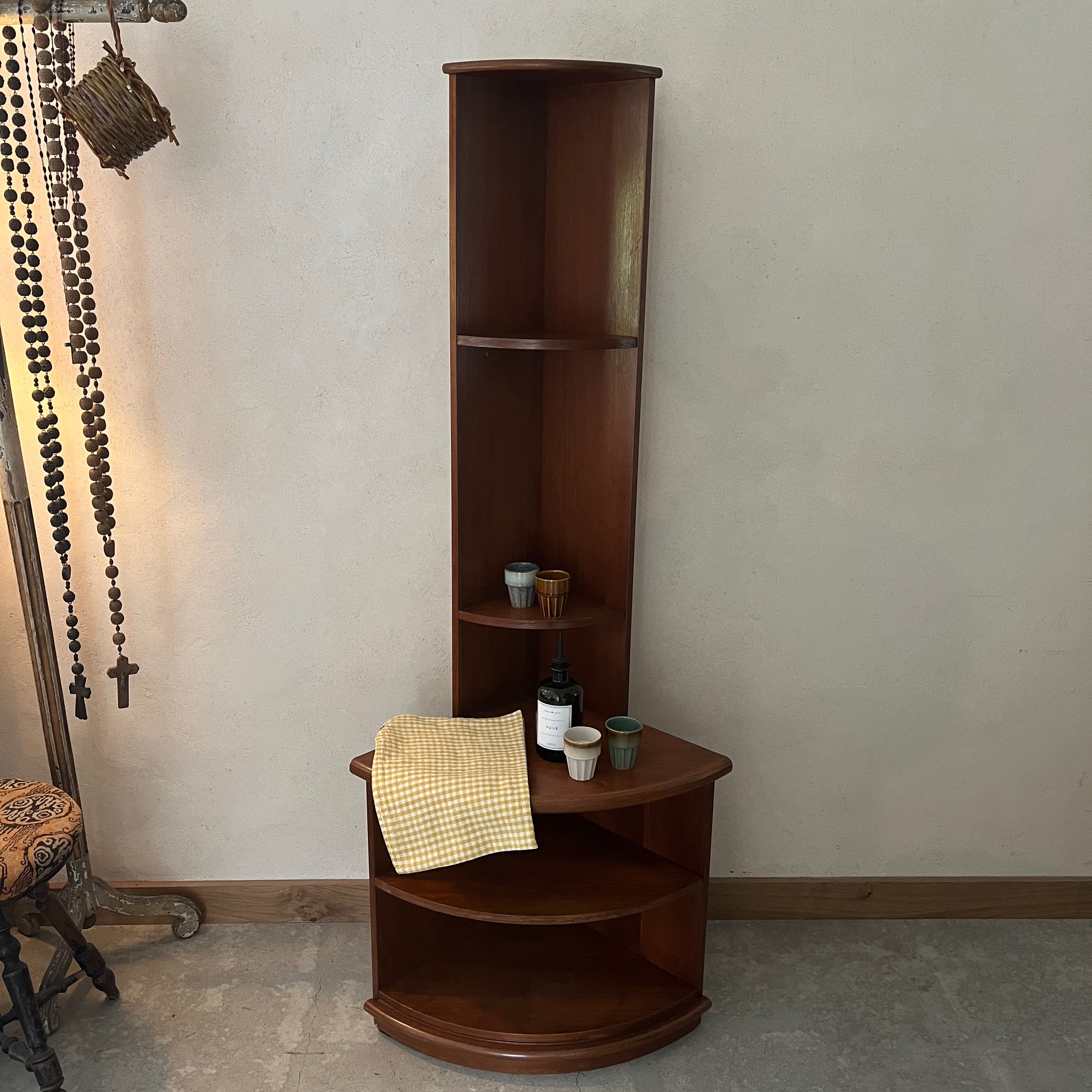 Encoignure vintage en bois