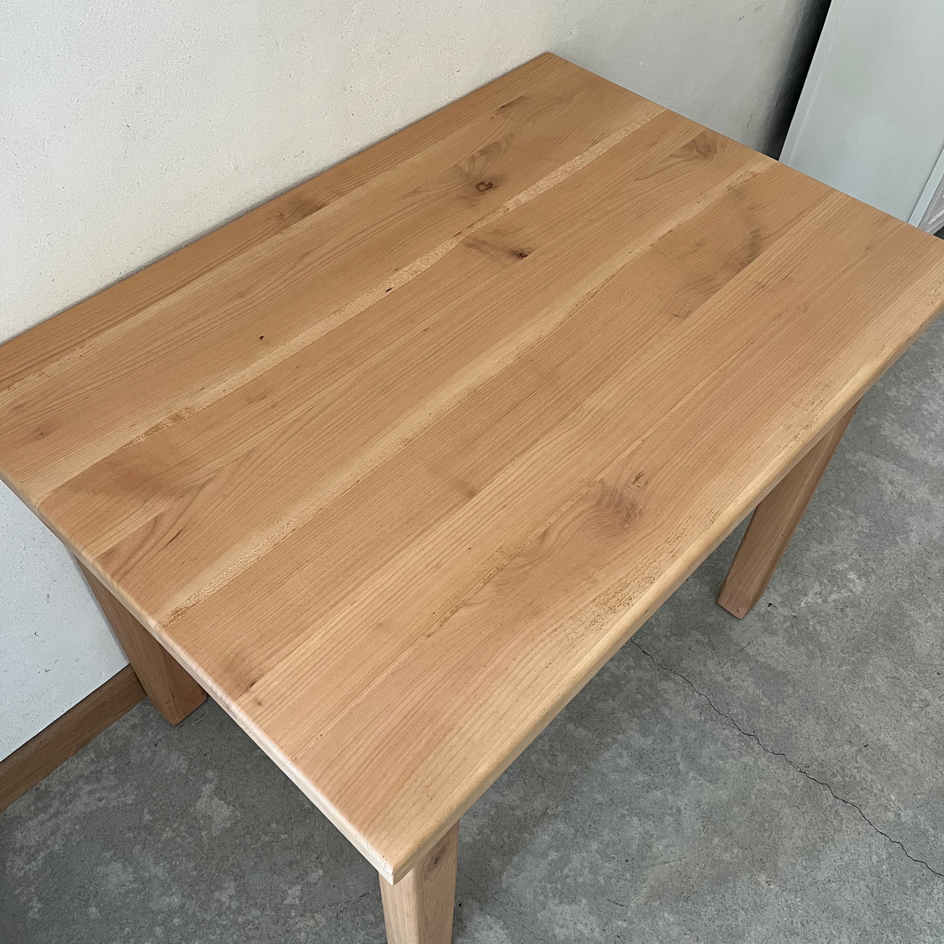 Table brute merisier