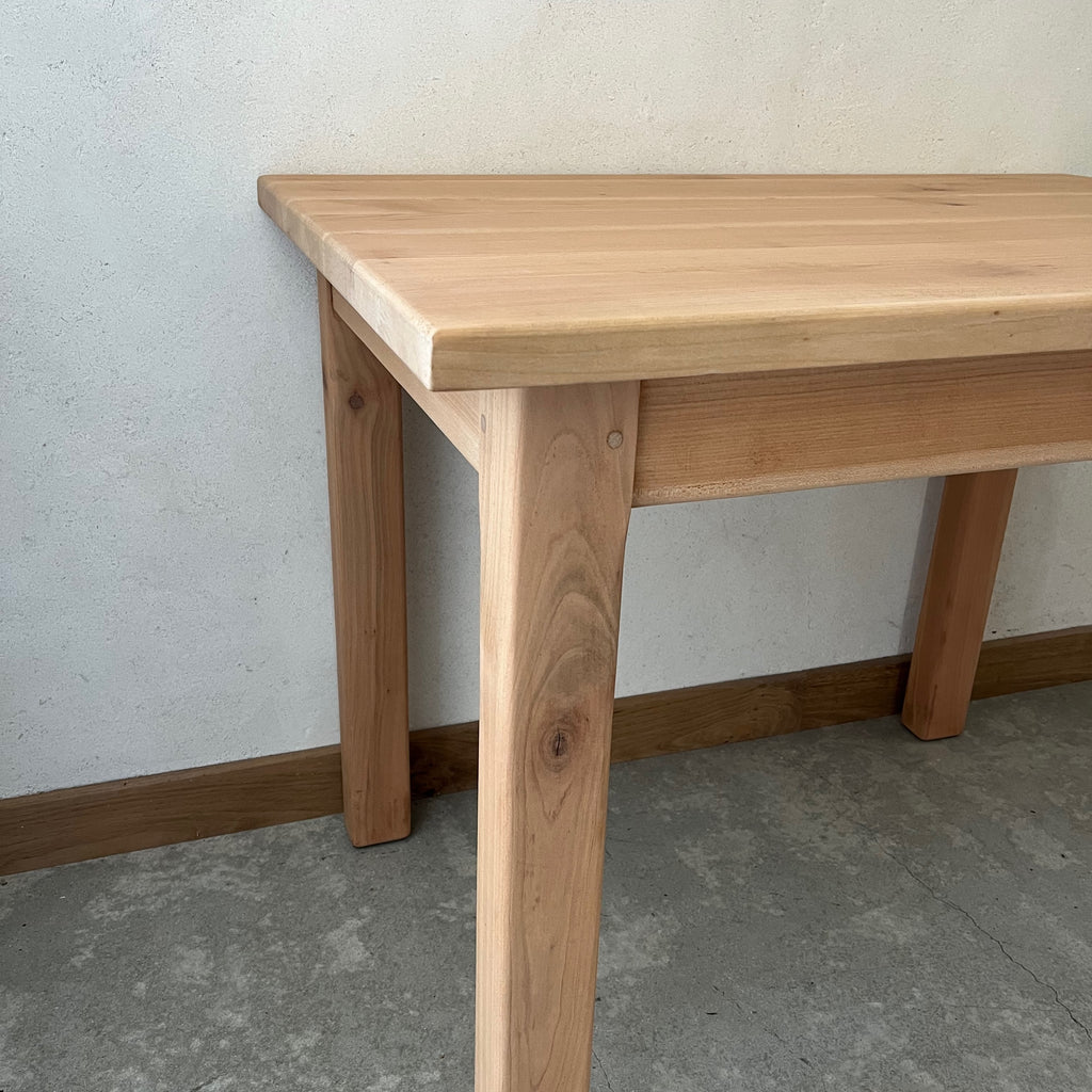 Table brute merisier