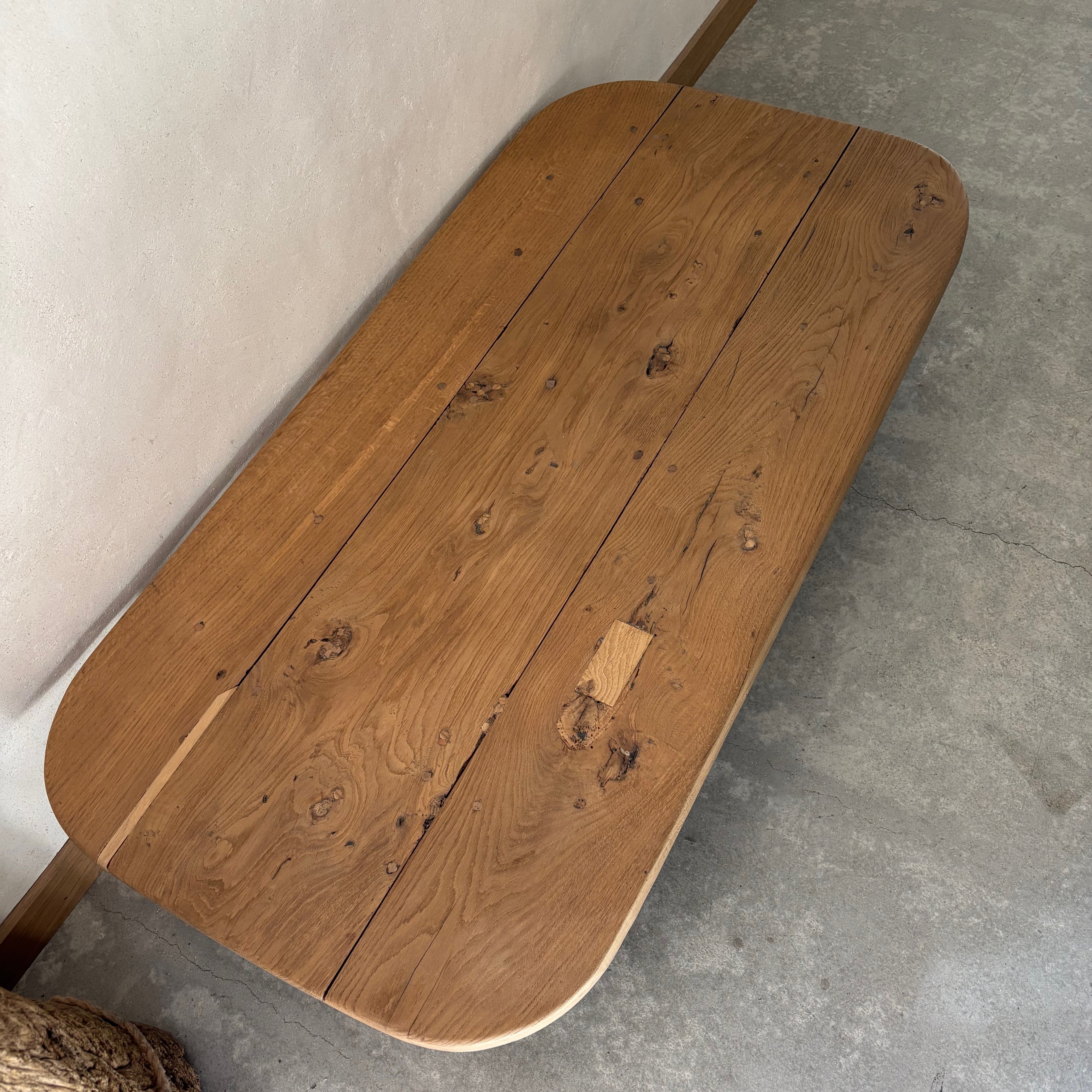 Table basse en bois pieds métal